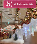 saint joy giostra natalizia con luci led musica e movimento l29xp6xh29cm ean 8053482251882