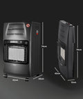 wintem buddy stufa a gas pieghevole potenza 42kw con 3 livelli di riscaldamento ean 8056819043532