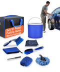 daimann kit pulizia auto professionale con 16 pezzi in morbido tessuto chenille ean 8056590070321