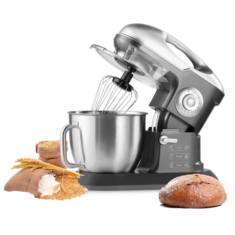 Robot Pâtissier Multifonction 10 Vitesses 8l 1900w