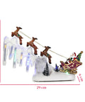 saint joy giostra natalizia con luci led musica e movimento l29xp6xh29cm ean 8053482251882