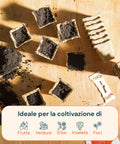 zendea vasetti in torba biodegradabili per semina e trapianto set 120 pezzi ean 8050030810546