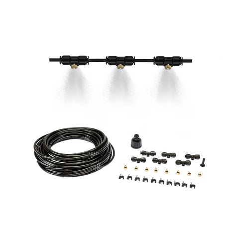 Kit Irrigazione a Nebulizzazione 15 m per Piante, Gazebo e Giardino
