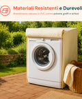 Materiali resistenti e durevoli con rivestimento robusto in PVC contro polvere, graffi e schizzi per protezione totale