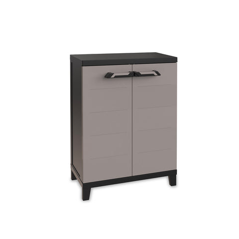 Mobile Basso Prime in Plastica Antiumidità 66x40x88 cm per Spazi Ristretti