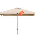 Ombrellone da Giardino 3x3 Regolabile con Snodo Inclinabile e Carrucola