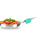 Padella 24 cm in Alluminio 100% Riciclato con Fondo per Induzione