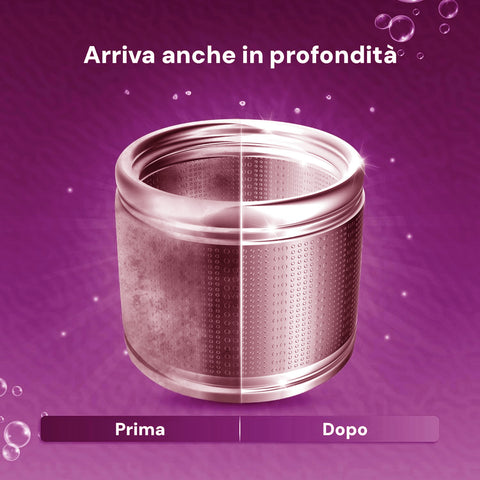 Set 5 Pastiglie Cura Lavatrice per Pulizia Calcare, Grasso, Odori e Residui Detersivo Ean-8033765130448