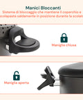 Pentola Con Scolapasta Antiaderente In Alluminio 22cm 5l