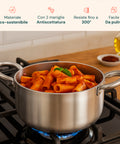 Casseruola Alta in Alluminio con 2 Maniglie Inox – Ø 24/28/32/36 cm