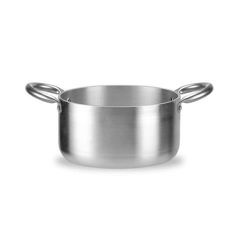 Faitout en aluminium avec 2 poignées en acier inoxydable – Ø 24/28/32/36 cm