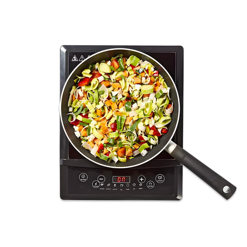 Plaque à induction de cuisine 1800W Cuisson multifonction avec minuterie de 3 heures