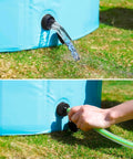 Piscina cani 120cm con sistema scarico acqua - Valvola drenaggio per svuotamento facile e veloce