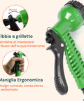 Mahuka Tubo Estensibile Da Giardino 15m Con Pistola Con 7 Regolazioni E Dispenser