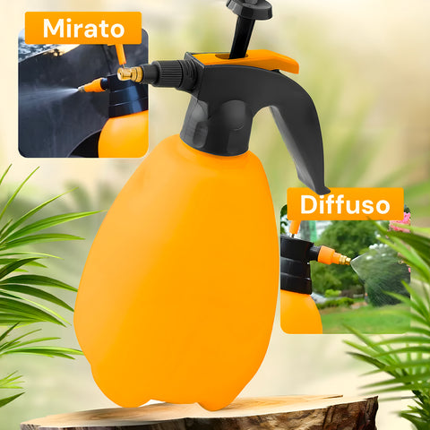 Spruzzatore a Pressione Pompa Irroratrice Manuale 2L con Ugello in Ottone per Giardino, Fertilizzanti e Nebulizzazione Ean-6933528757238