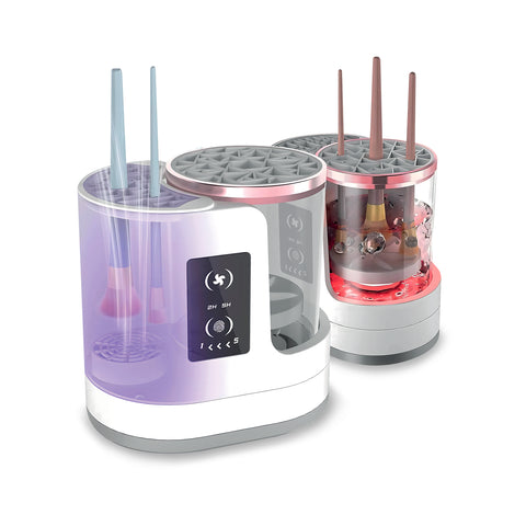 Pulitore Pennelli 3 in 1 Elettrica Automatica con Lavaggio e Asciugatura