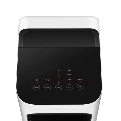 Wintem Rinfrescatore d'Aria Evaporativo Portatile 80W 3 Modalità, Serbatoio 6 Litri con Timer 7L, Telecomando e Display LED Ean-8052286430981