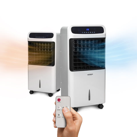 Rinfrescatore d'Aria 4 in 1 11L con Riscaldamento, Umidificatore e Timer 12h