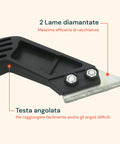 Raschietto Per Fughe Con Testa Angolata E Impugnatura Ergonomica