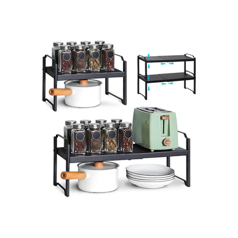 Étagère réglable extensible pour organiser les espaces étroits dans n'importe quel environnement