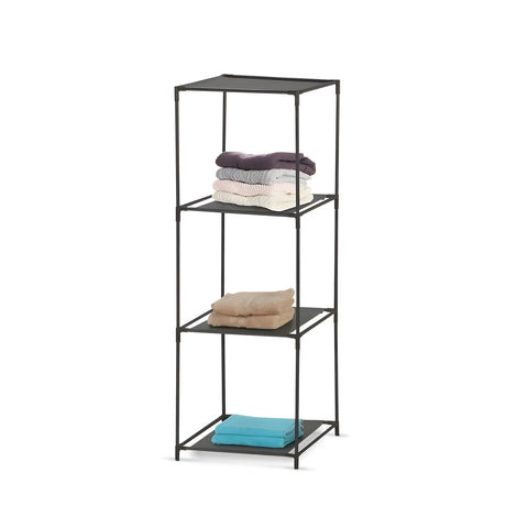 Avilia-Scaffali Modulari 3 Ripiani in Stoffa-Set 2 Pezzi Altezza Regolabile 98x34x34cm Ean 8056819050196