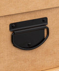 Scatole Organizer Beige Effetto Juta con Manici in Set da 4 Formati Ean-3560231537739