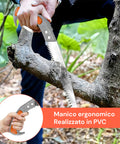 Sega da Potatura in Acciaio con Manico Ergonomico Fodero 46cm