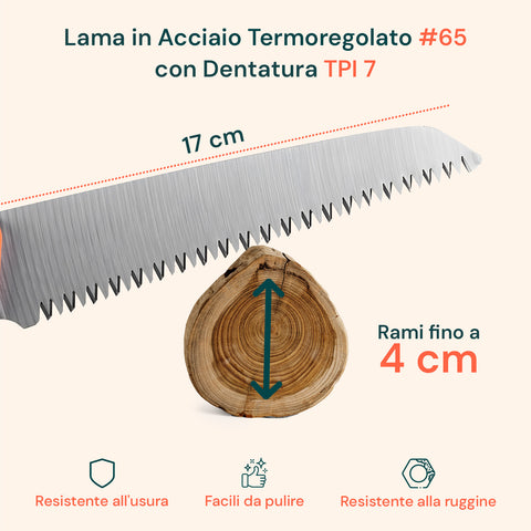 Segaccio Per Rami Richiudibile In Acciaio 40cm