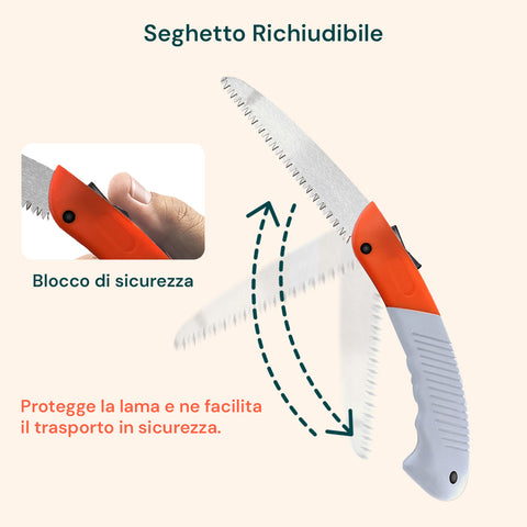Segaccio Per Rami Richiudibile In Acciaio 40cm