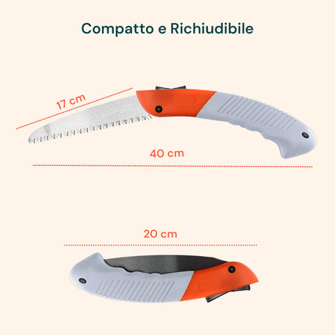 Segaccio Per Rami Richiudibile In Acciaio 40cm