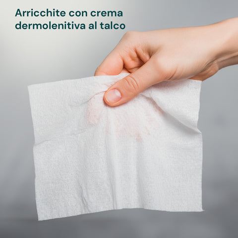 Salviette Neonato al Talco – 216 /1 296 Pz con Crema Dermolenitiva