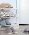 Avilia Set 3 Scaffali Richiudibili Salvaspazio Multiuso Design Compatto e Pieghevole Bianco Ean 8056819050189