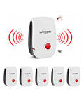 Wintem Repellente Ultrasuoni Elettrico Non Tossico per Zanzare, Topi e Insetti fino a 12 mq - Set da 6 Ean-8052286430813