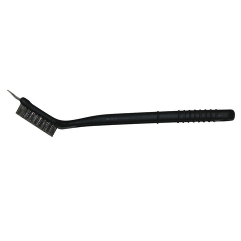 Spazzola Barbecue Pulizia Griglia con Setole e Raschietto in Acciaio e Manico in PP Ergonomico Antiscivolo Ean 8023755068837