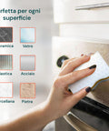 Set 3 Spugne Magic Eraser Multiuso Pulizia Profonda per Cucina, Forni, Bagno, Fornelli e Superfici Dure o Delicate Ean- 5053249244068
