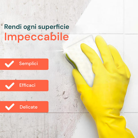 Set 3 Spugne Magic Eraser Multiuso Pulizia Profonda per Cucina, Forni, Bagno, Fornelli e Superfici Dure o Delicate Ean- 5053249244068