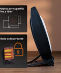 Wintem Makalu Stufa al Quarzo 400-800W con 2 Intensità e Base Antiribaltamento Autoportante Doppio Elemento Riscaldante Ean-8052286431278