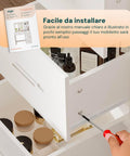 Scrivania con Specchio e Luci LED 3 Tonalità Naturale, Calda, Fredda per Make-Up e Organizzazione