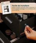 Scrivania con Specchio e Luci LED 3 Tonalità Naturale, Calda, Fredda per Make-Up e Organizzazione
