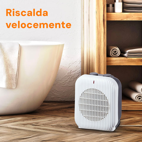 Wintem Termoventilatore Rapido Nives Compatto da Tavolo 3 Intensità e Protezione Surriscaldamento Ean-8052286431308