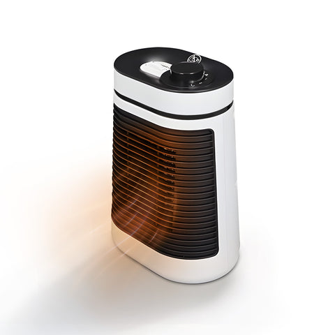 Radiateur Soufflant Électrique 1500W avec Thermostat et 2 Niveaux de Puissance