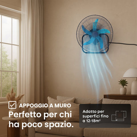 Ventilatore 3 in 1 50W montato a parete
