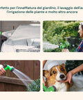 Mahuka Tubo Estensibile Da Giardino 15m Con Pistola Con 7 Regolazioni E Dispenser