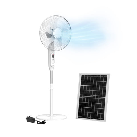Ventilateur avec Panneau Solaire - Silencieux et Oscillateur