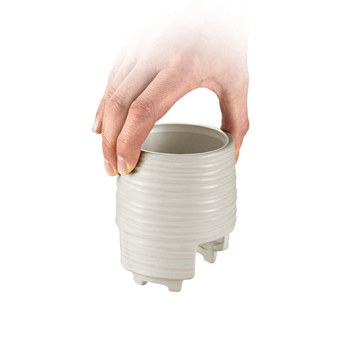 Diffusore Decorativo in Ceramica Smaltata Bianco per Profumare gli Ambienti Design Compatto e Raffinato Ean-8595028493948