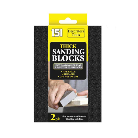 Lot de 2 blocs abrasifs pour le bricolage
