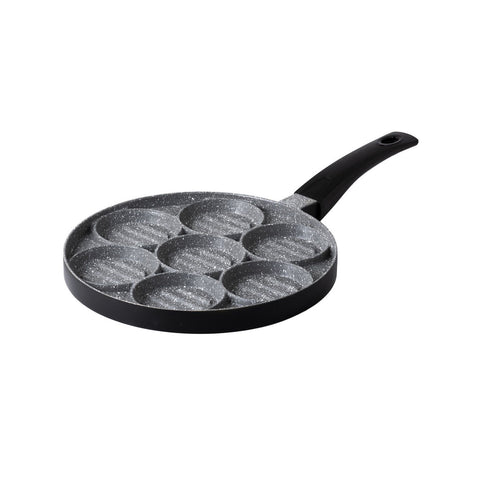 Poêle à 7 alvéoles pour hamburgers 26 cm