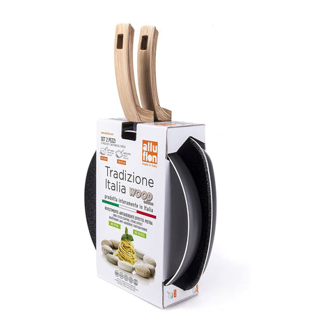 Set Poêle à griller et sauteuse 28cm Tradizione Italia