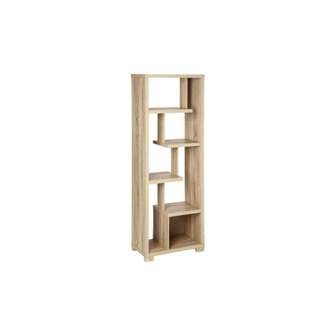 Bibliothèque en MDF beige 60x30x170cm