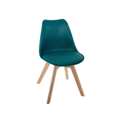Chaise de table avec pieds en hêtre
